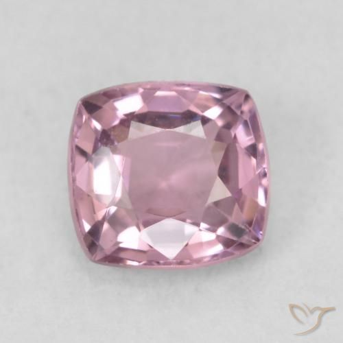 0.69ct Натуральный Светло-красновато-фиолетовый шпинель, Подушка, Чистота VVS