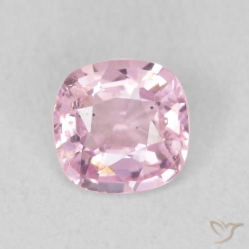 0.52ct Натуральный Очень светлый розовый жевательная резинка шпинель, Подушка, Чистота VS