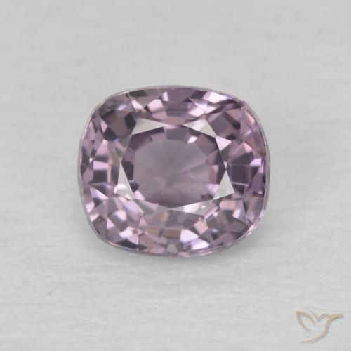 0.81ct Натуральный Серый фиолетовый шпинель, Подушка, VVS-VS