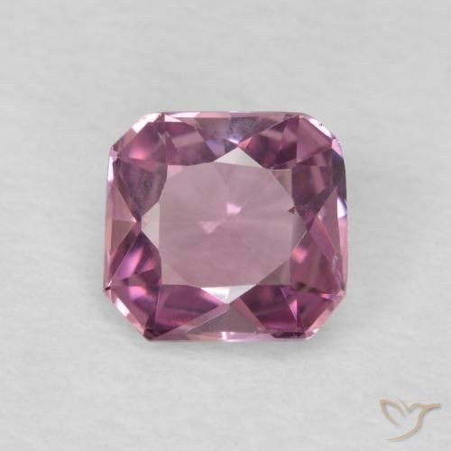 0.78ct Натуральный Средний фиолетовый шпинель, Изумрудная огранка, VVS-VS