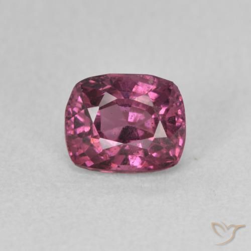 0.77ct Натуральный Темно-пурпурный шпинель, Подушка, Чистота VS