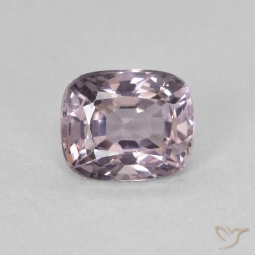 0.75ct Натуральный Серый розовато-фиолетовый шпинель, Подушка, VVS-VS