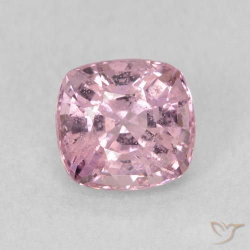 0.84ct Натуральный Светло-розовый шпинель, Подушка, Чистота VS