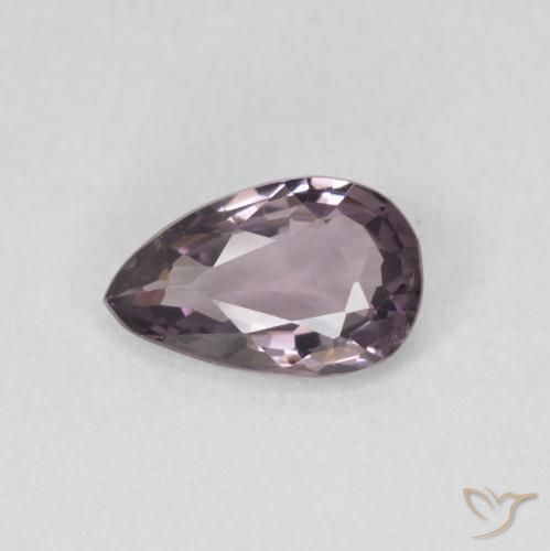 0.96ct Натуральный Темно-пурпурный шпинель, Форма груши, VVS-VS
