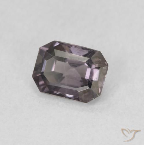 0.58 карата, натуральный Dark Grey Purple Шпинель, Октагон / Изумрудная Огранка, VVS-VS