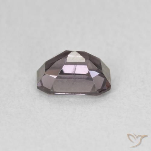 0.58 карата, натуральный Dark Grey Purple Шпинель, Октагон / Изумрудная Огранка, VVS-VS