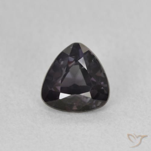 0.60ct Натуральный Blackish Violet шпинель, Триллион, VVS-VS