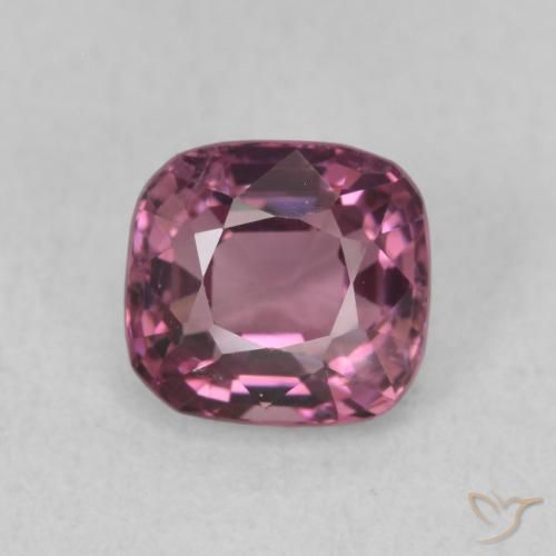 1.35ct Натуральный Средний фиолетовый шпинель, Подушка, Чистота VS
