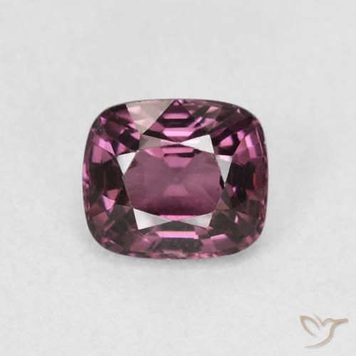 1.20ct Натуральный Темно-пурпурный шпинель, Подушка, Чистота VS