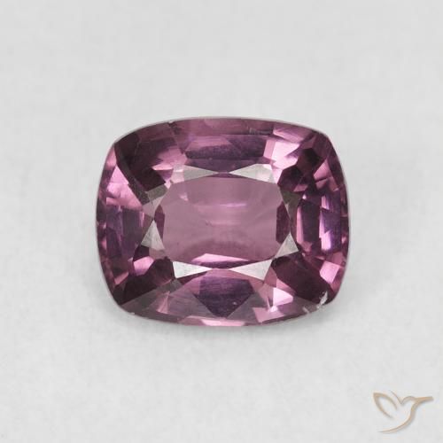 1.24ct Натуральный Темно-пурпурный шпинель, Подушка, Чистота VS