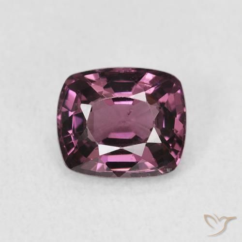 1.04ct Натуральный Сангрия Фиолетовая шпинель, Подушка, Чистота VS