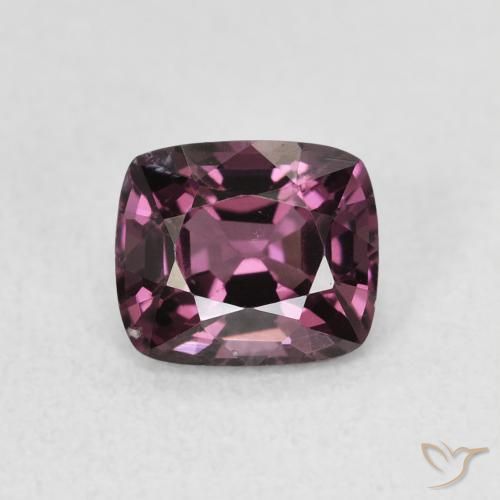 1.20ct Натуральный Темно-пурпурный шпинель, Подушка, Чистота VS