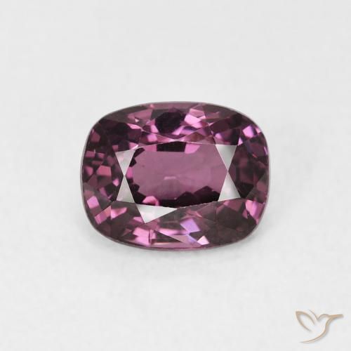 1.24ct Натуральный Красновато-пурпурный шпинель, Подушка, VVS-VS