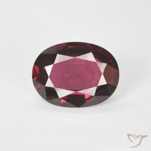 1.00ct Натуральный Средний фиолетовый шпинель, Овал, Чистота VS