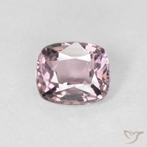 1.00ct Натуральный Розовато-пурпурный шпинель, Подушка, Чистота VS