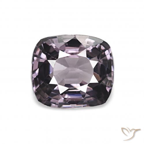 1.17ct Натуральный Purplish Grey Шпинель, Подушка, VVS-VS, Photo A