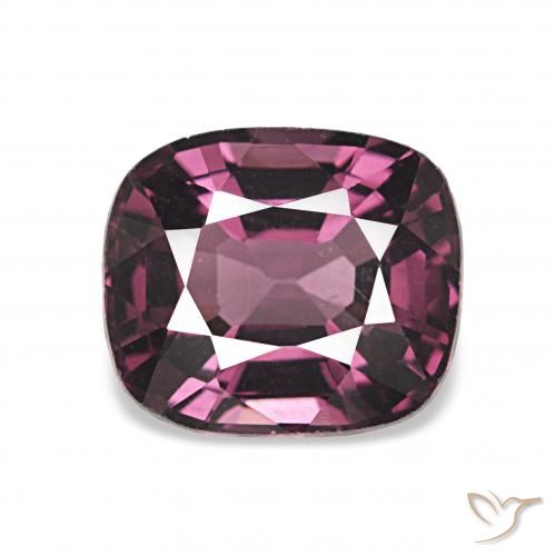 1.58ct Темно-фиолетовый красный Шпинель, Подушка, Чистота VVS