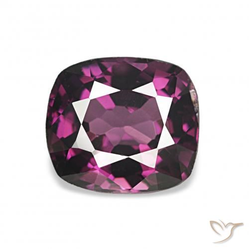 1.28ct Темно-пурпурный Шпинель, Подушка, Чистота VVS