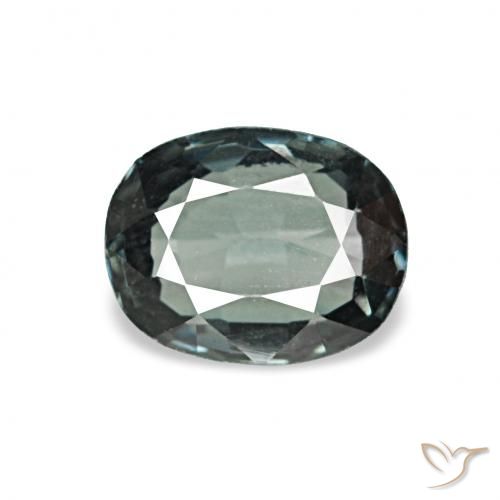 0.58ct Blue-Green Silver Шпинель, Подушка, VVS-VS