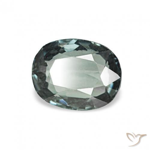 0.58 карата, натуральный Blue-Green Silver Шпинель, Подушка, VVS-VS
