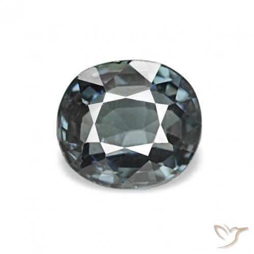 0.71ct Темно-серый Шпинель, Подушка, VVS-VS