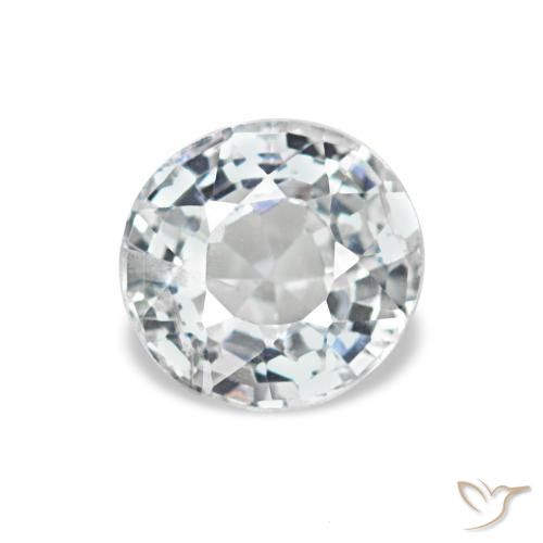 0.73ct Голубовато-белый Шпинель, Круглый, Чистота VS