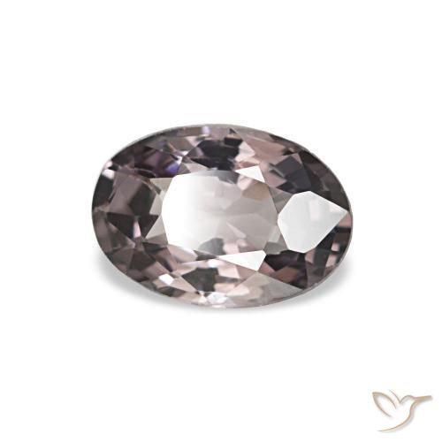 0.57 карата, натуральный Light Greyish Purple Шпинель, Овал, VVS-VS