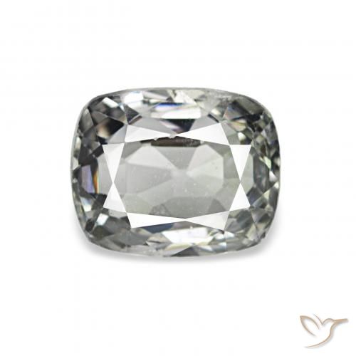 0.88ct Средний серый Шпинель, Подушка, VVS-VS