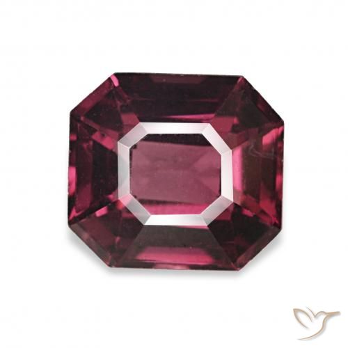 1.73ct Темно-пурпурный Шпинель, Изумрудная огранка, Чистота VVS