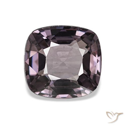 Натуральный фиолетовый шпинель 1,25 карата подушка крой, VVS-VS