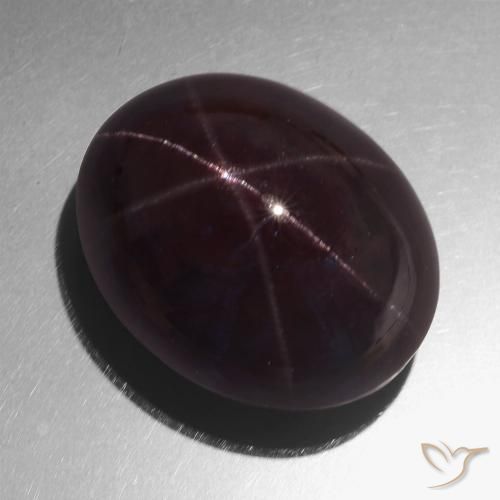 71.96ct Натуральный Красное дерево Звездчатый Гранат, Овал, Непрозрачный