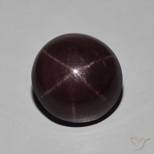 10.78ct Натуральный Темно-красный Звездчатый Гранат, Овал, Непрозрачный