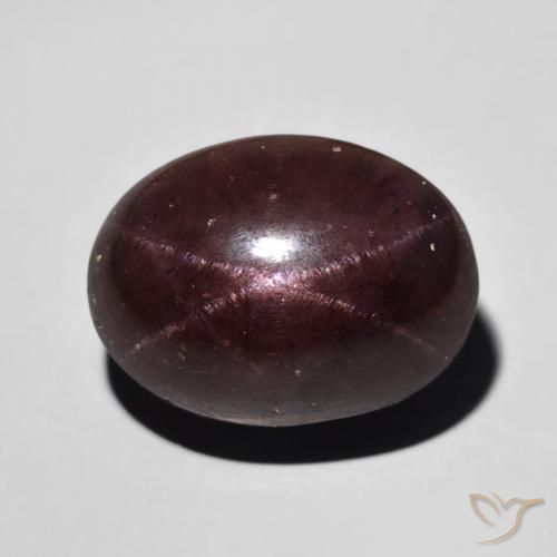 11.80ct Натуральный Красное дерево Звездчатый Гранат, Овал, Непрозрачный