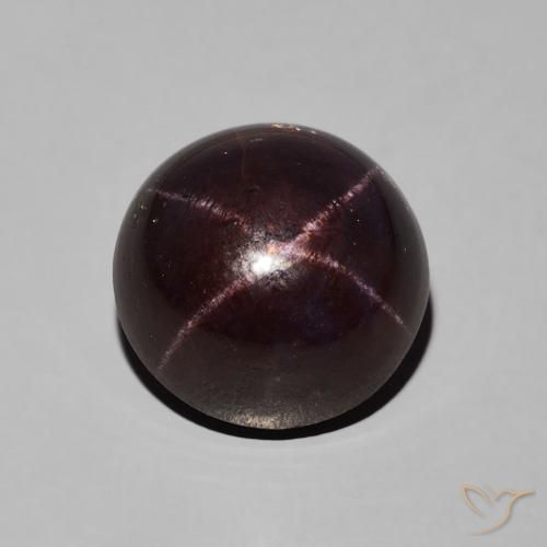 10.73ct Натуральный Красное дерево Звездчатый Гранат, Круглый, Непрозрачный