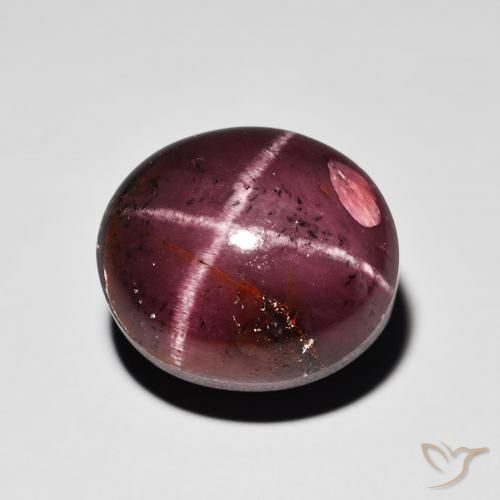 15.64ct Натуральный Красное дерево Звездчатый Гранат, Овал, Непрозрачный