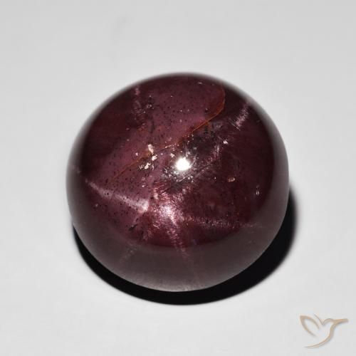 26.49ct Натуральный Красное дерево Звездчатый Гранат, Круглый, Непрозрачный
