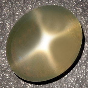 10.27 карата, натуральный Кремовый Звездчатый Лунный Камень, Прозрачный, Полупрозрачный