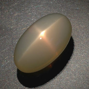 41.03 карата, натуральный Кремовый Звездчатый Лунный Камень, Прозрачный, Полупрозрачный