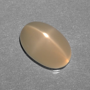 8.26 карата, натуральный Кремовый Звездчатый Лунный Камень, Прозрачный, Полупрозрачный