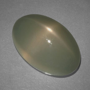 17.69 карата, натуральный Дымчатый Звездчатый Лунный Камень, Огранка Овал, Полупрозрачный