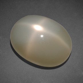 13.07 карата, натуральный Молочно-белый Звездчатый Лунный Камень, Прозрачный, Полупрозрачный