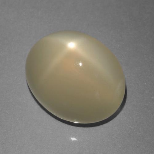 7.15 карата, натуральный Светло-теплый коричневый Звездчатый Лунный Камень, Огранка Овал, Полупрозрачный