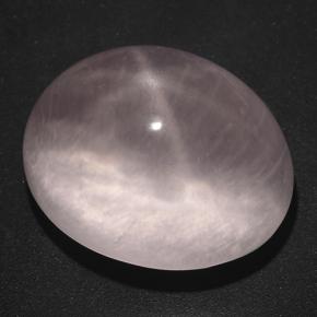 57.39 карата, натуральный Светло-розовый разных оттенков Звездчатый Розовый Кварц, Огранка Овал, Прозрачный