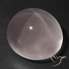 68.71 карата, натуральный Светло-розовый Звездчатый Розовый Кварц, Огранка Овал, Прозрачный