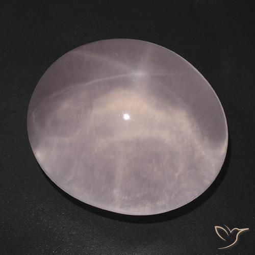 165.68ct Натуральный Светло-розовый Звездчатый Розовый Кварц, Овал, Прозрачный