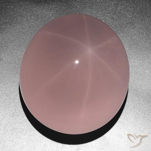 263.05ct Натуральный Оттенки розового Звездчатый Розовый Кварц, Овал, Полупрозрачный