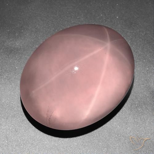 178.98ct Натуральный Средний розовый Звездчатый Розовый Кварц, Овал, Прозрачный