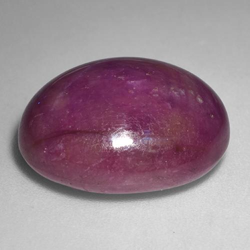 24.57 карата, натуральный Темно-красный Звездчатый Рубин, Огранка Овал, Непрозрачный