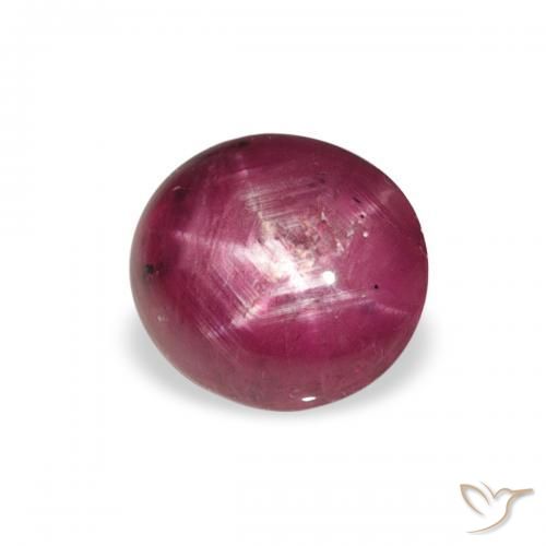 2.50ct Натуральный Medium Light-Purple Звездчатый Рубин, Овал, Непрозрачный