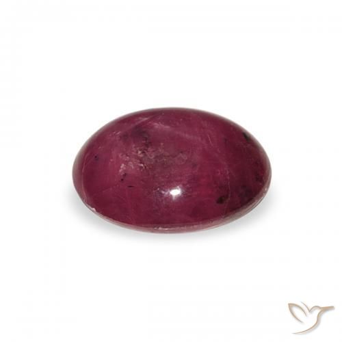 2.50 карата, натуральный Medium Light-Purple Звездчатый Рубин, Овал, Непрозрачный
